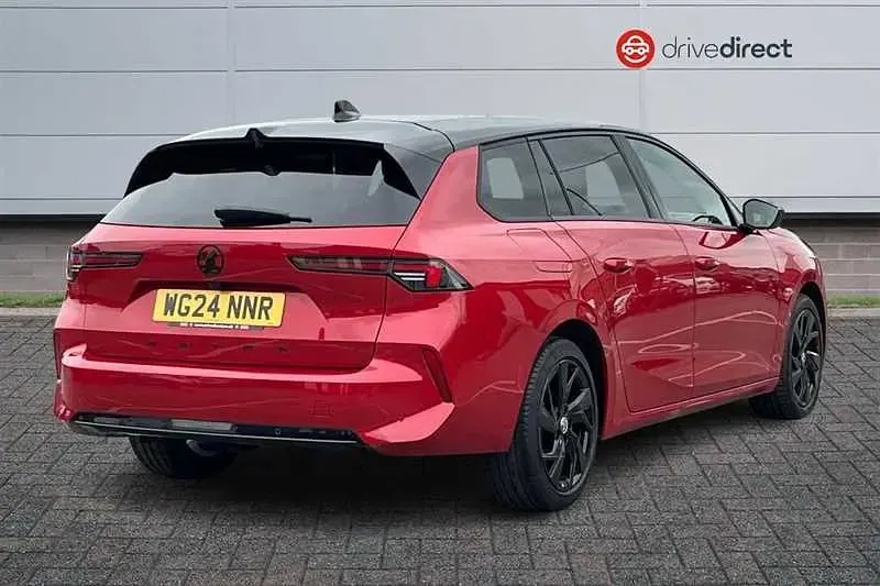 Used Vauxhall Astra S 130 HP (95 kW) 2024 Red Estate