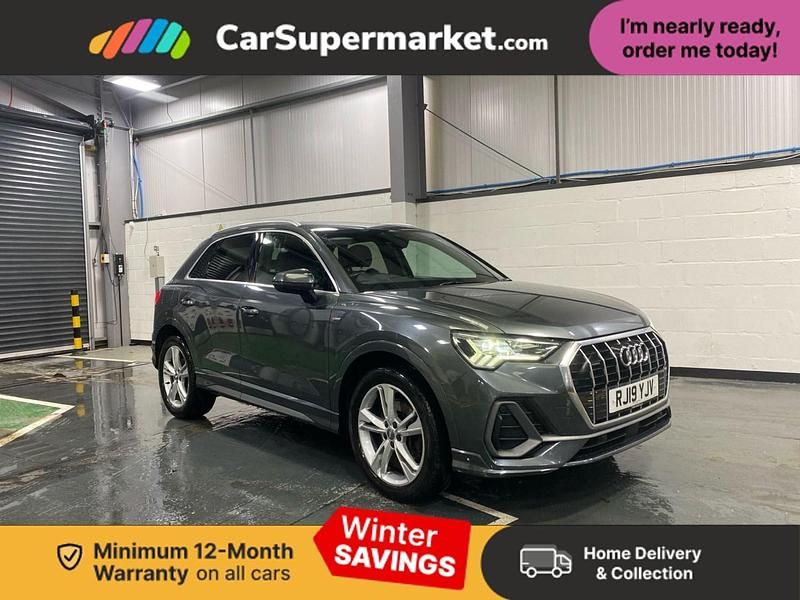 Grey Used 2019 Audi Q3 S-Line SUV | £20,497 (Fair price) - Image 1/4