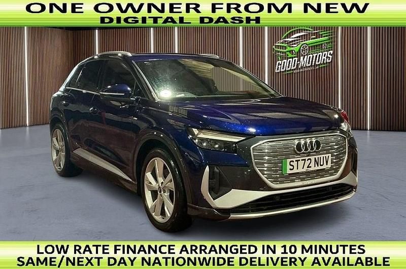 Used Audi Q4 e-tron S-Line 125 kW (170 HP) 2023 Blue SUV