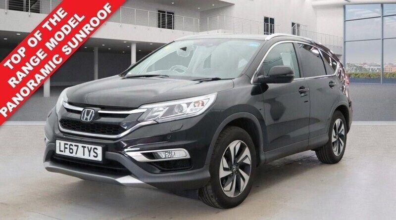 Black Used 2017 Honda CR-V EX SUV | £10,990 (Fair price) - Image 1/4