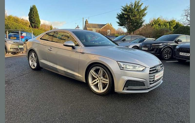 Silver Used 2019 Audi A5 S-Line Coupe | £15,995 (Good price) - Image 1/4
