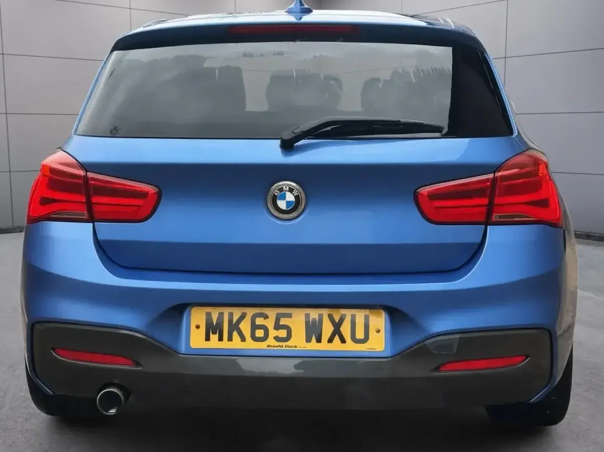Used BMW 116 M Sport 116 HP (85 kW) 2015 Blue Hatchback