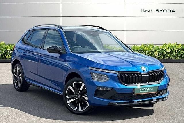 Race blue metallic New 2025 Skoda Kamiq Monte Carlo SUV | £26,995 (Fair price) - Image 1/4