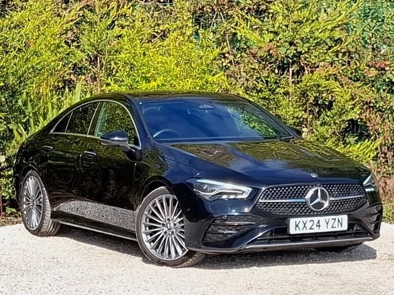 Black Used 2024 Mercedes CLA200 AMG Line Premium Sedan | £29,498 (A bit pricey) - Image 1/4