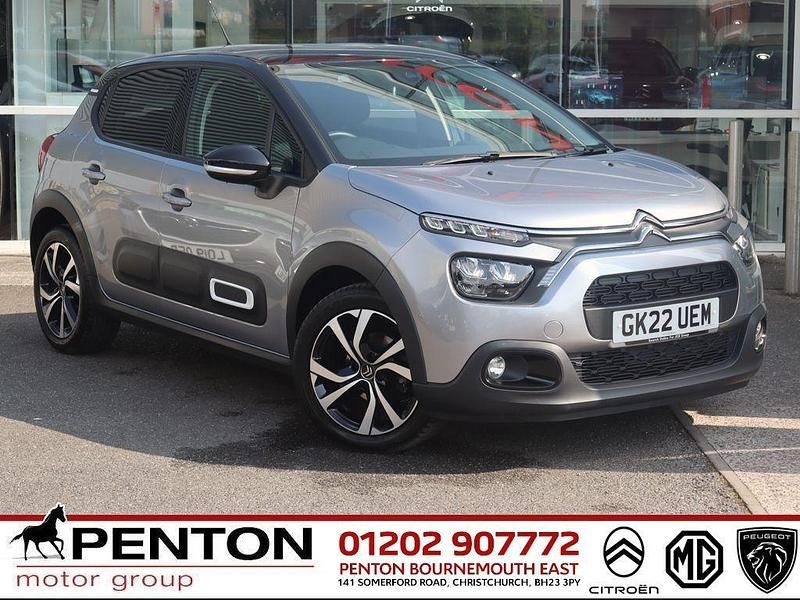 Grey Used 2022 Citroën C3 PureTech Hatchback | £13,990 (Fair price) - Image 1/4