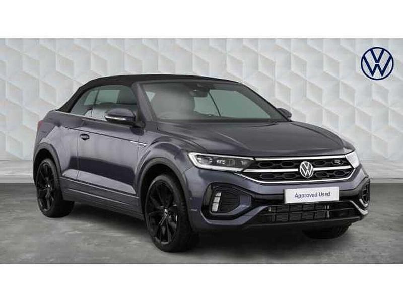Smokey grey Used 2025 VW T-Roc R-line SUV | £33,053 - Image 1/4