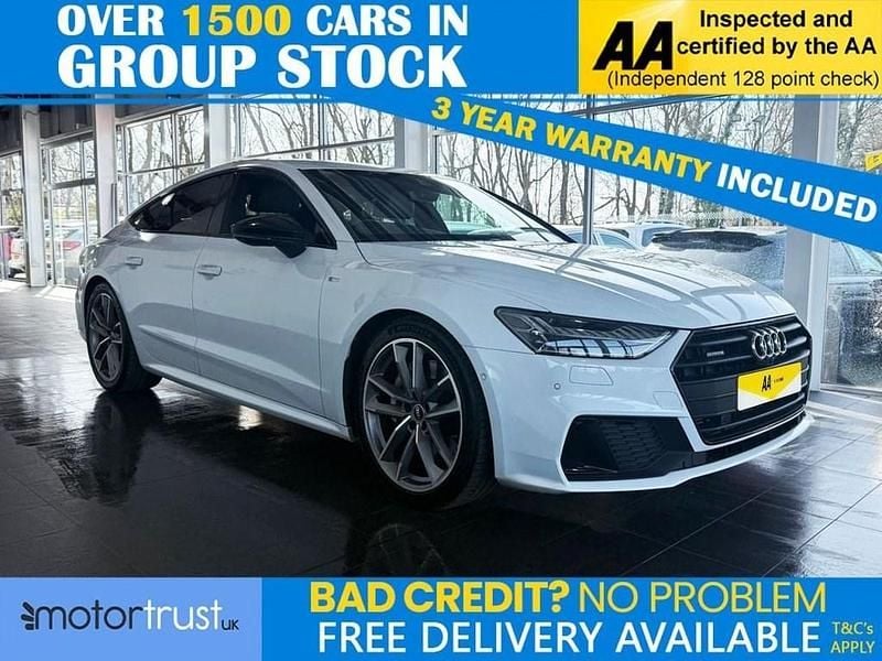 Used Audi A7 Sportback Black Edition 340 HP (250 kW) 2021 White Hatchback