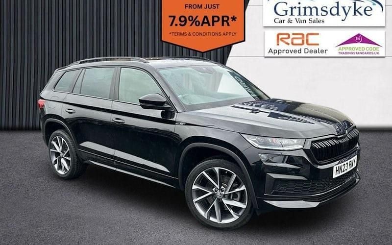Used Skoda Kodiaq SportLine 190 HP (139 kW) 2023 Black SUV