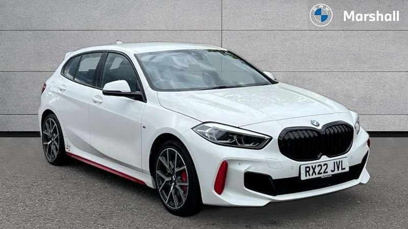 White Used 2022 BMW 128 M Sport Hatchback | £23,594 (Fair price) - Image 1/4