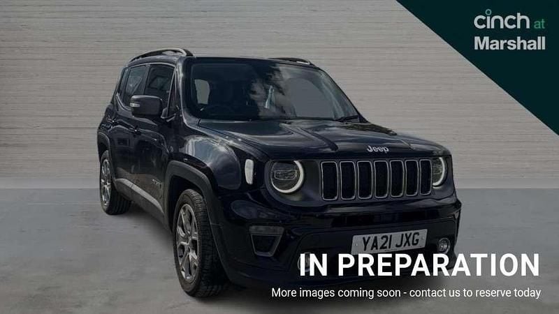 Black Used 2021 Jeep Renegade Limited SUV | £14,535 (Fair price) - Image 1/4