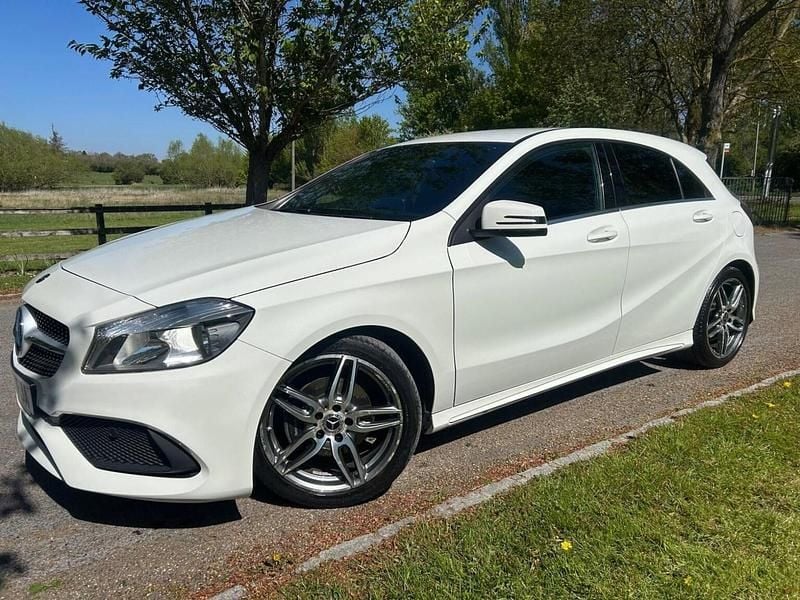 Used Mercedes A160 AMG line 2017 White Hatchback