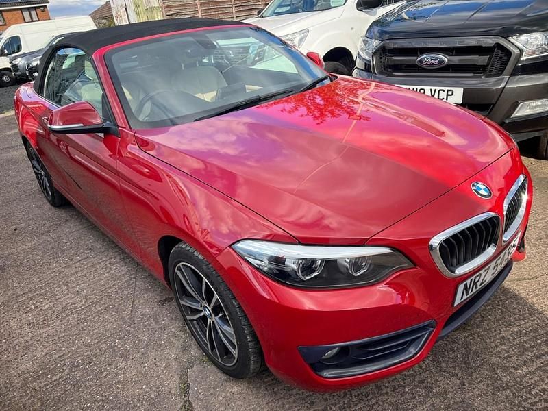 Red Used 2018 BMW 220 Sport Line Cabriolet | £9,749 (A bit pricey) - Image 1/4