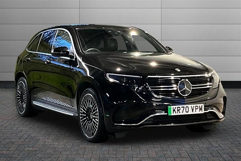 Used Mercedes EQC400 AMG Line Premium Plus 300 kW (408 HP) 2020 Obsidian black SUV