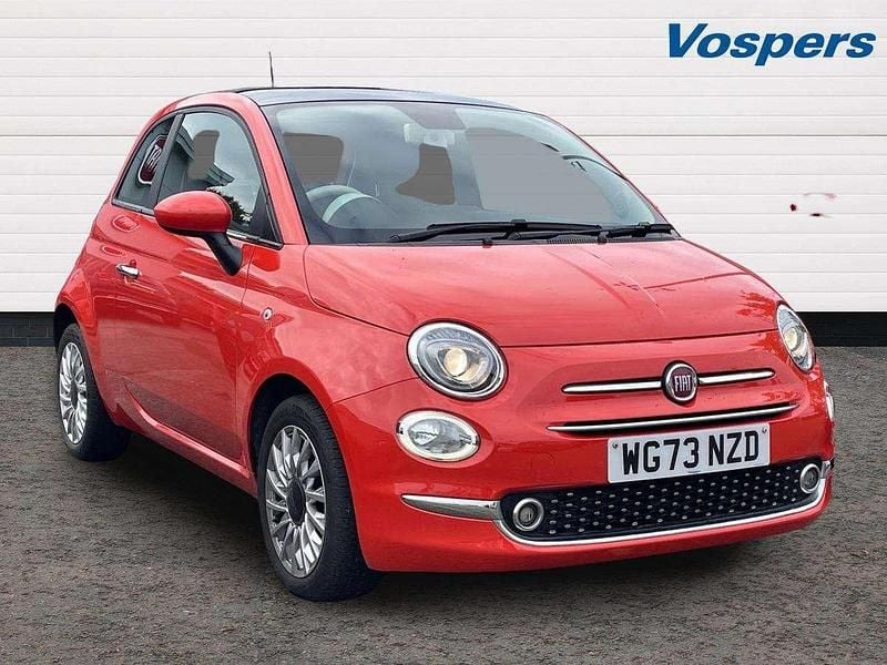 Orange Used 2023 Fiat 500 Hatchback | £11,390 (Fair price) - Image 1/3