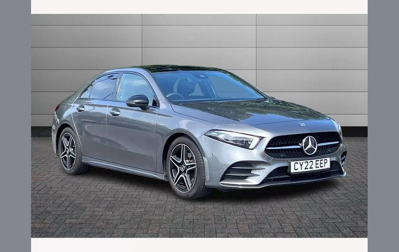 Mountain grey Used 2022 Mercedes A180 AMG Line Premium Plus Sedan | £24,350 (A bit pricey) - Image 1/4