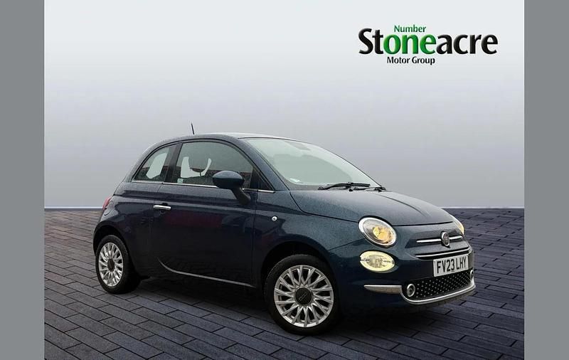 Blue Used 2023 Fiat 500 Hatchback | £11,295 (Fair price) - Image 1/4