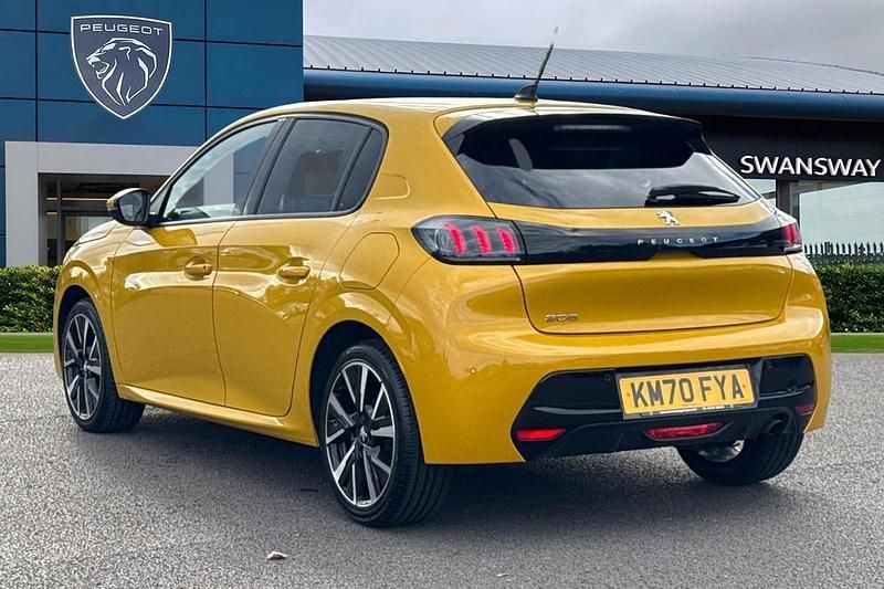 Yellow Used 2020 Peugeot 208 Allure Hatchback | £10,495 (Fair price) - Image 1/4