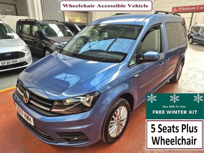 Blue Used 2018 VW Caddy Maxi Life Life MPV | £12,495 (Fair price) - Image 1/4