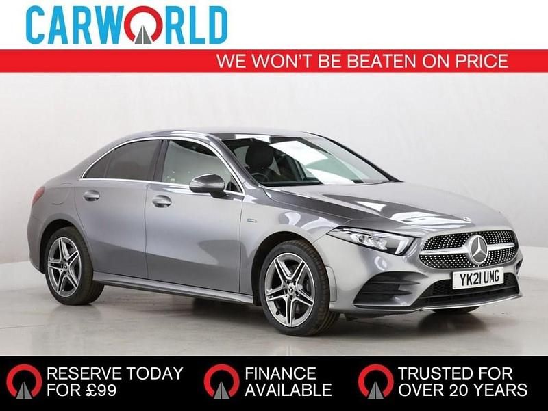 Grey Used 2021 Mercedes A250 AMG line Sedan | £14,975 (Good price) - Image 1/3