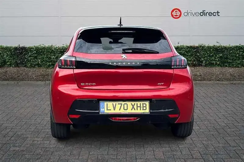 Used Peugeot e-208 GTi 100 kW (136 HP) 2020 Red Hatchback