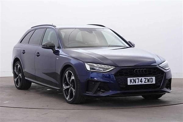 Blue Used 2024 Audi A4 Black Edition Estate | £32,495 (Expensive) - Image 1/4