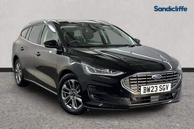 Black Used 2023 Ford Focus Titanium Estate | £14,010 (Fair price) - Image 1/4