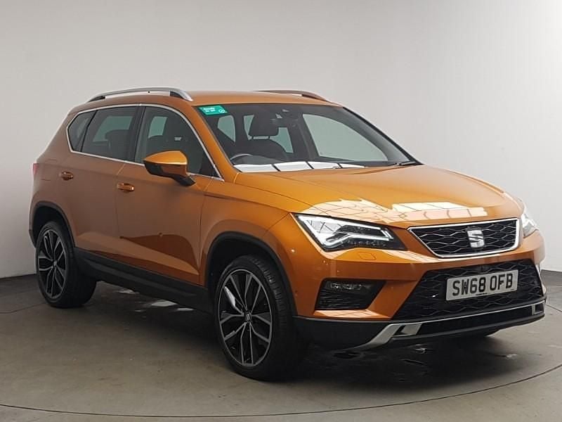 Orange Used 2019 Seat Ateca XCELLENCE Lux SUV | £11,498 (Fair price) - Image 1/4