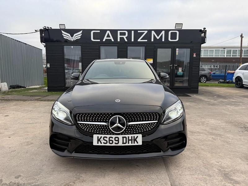 Used Mercedes C300 AMG line 2019 Black Sedan