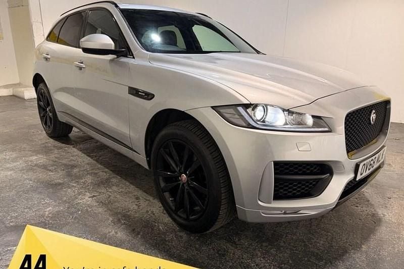 Used Jaguar F-Pace R-Sport 300 HP (220 kW) 2018 Silver SUV