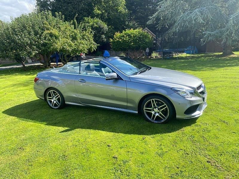 Silver Used 2014 Mercedes E220 AMG Cabriolet | £6,100 - Image 1/4
