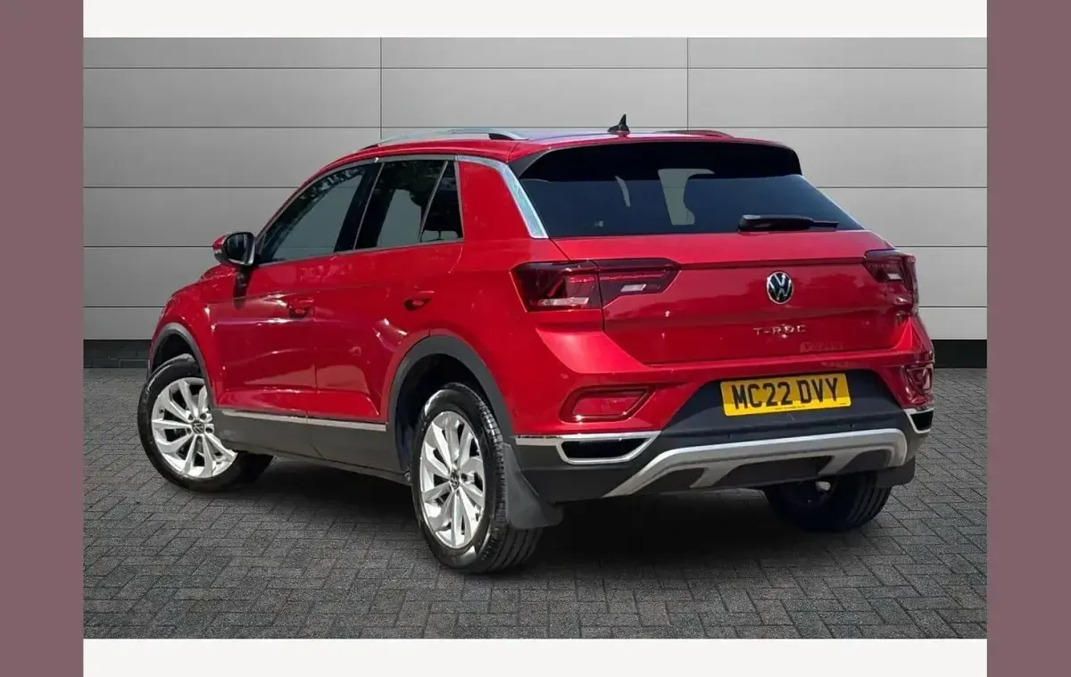 Used VW T-Roc Style 110 HP (80 kW) 2022 Kings red SUV