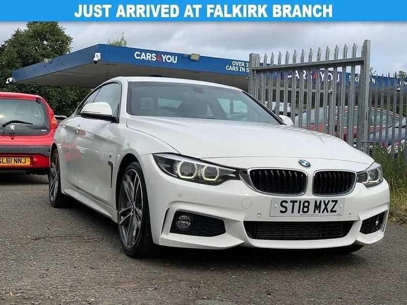 White Used 2018 BMW 420 M Sport Coupe | £13,995 (Fair price) - Image 1/4