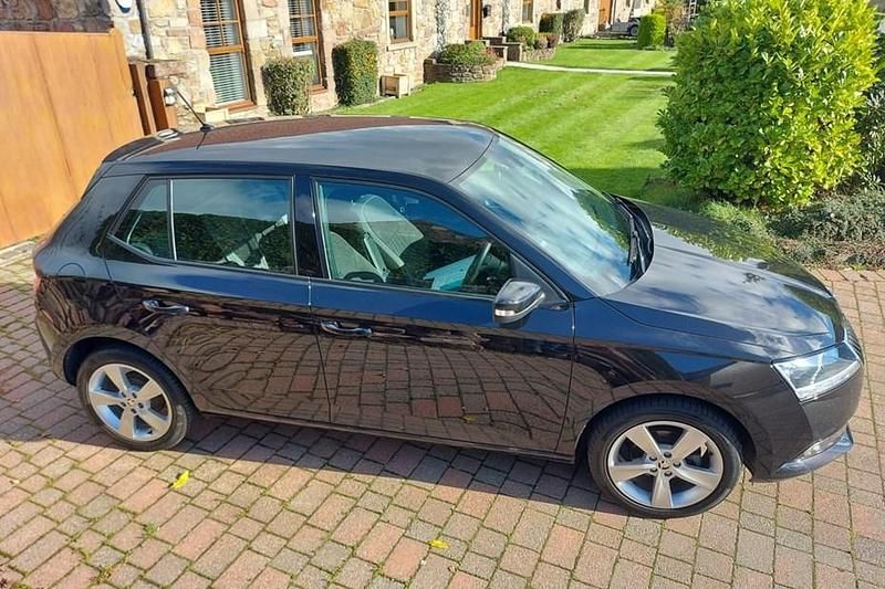 Used Skoda Fabia SE L 95 HP (69 kW) 2020 Black Hatchback