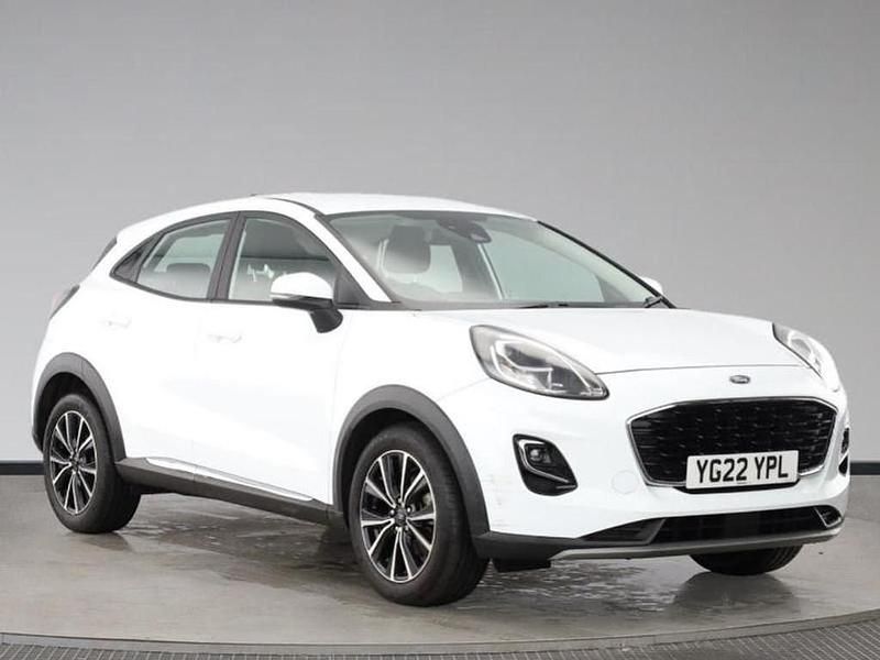 White Used 2022 Ford Puma Titanium Hatchback | £13,995 (Super price) - Image 1/3