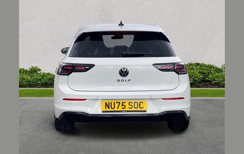 New VW Golf VIII Black Edition 150 HP (110 kW) 2025 White Hatchback