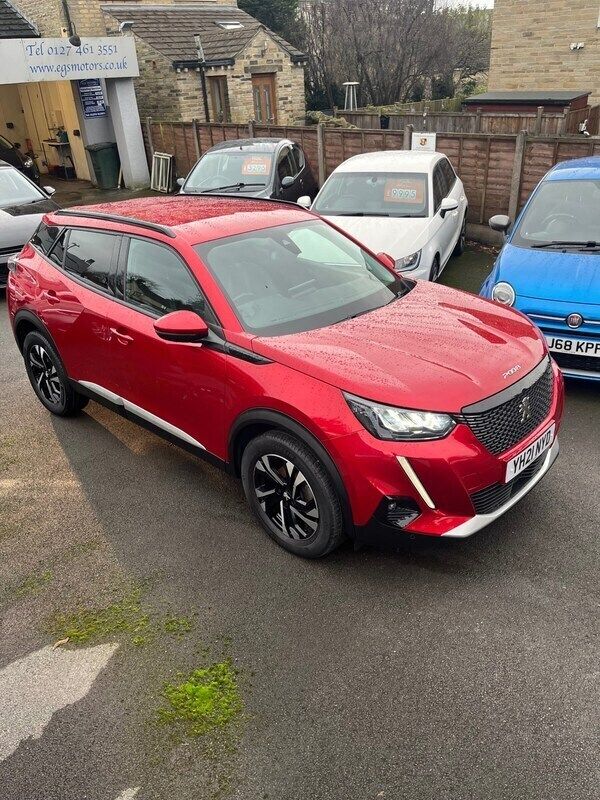 Red Used 2021 Peugeot 2008 Allure Premium SUV | £13,995 (Fair price) - Image 1/4