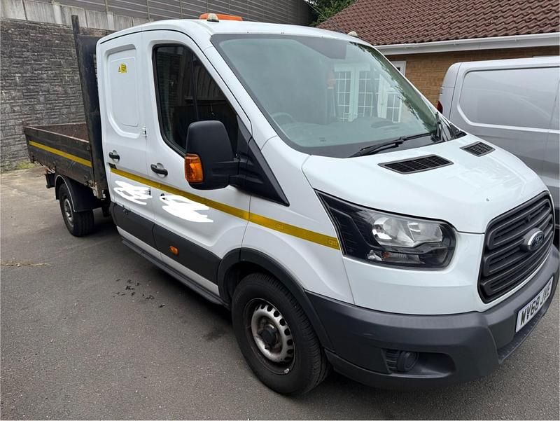 Used Ford Transit 130 HP (95 kW) 2018 White Cabriolet