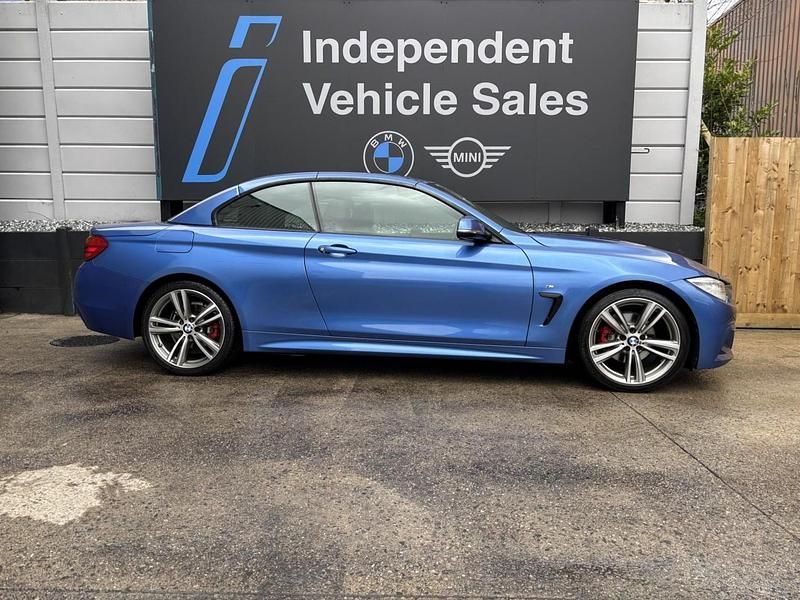 Used BMW 420 M Sport 184 HP (135 kW) 2014 Blue Cabriolet