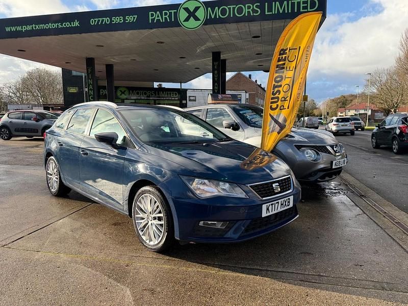 Blue Used 2017 Seat Leon ST SE Dynamic Estate | £8,295 (Fair price) - Image 1/4