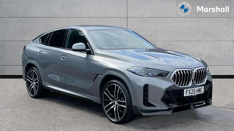 Grey Used 2025 BMW X6 M Sport SUV | £66,099 (Expensive) - Image 1/4