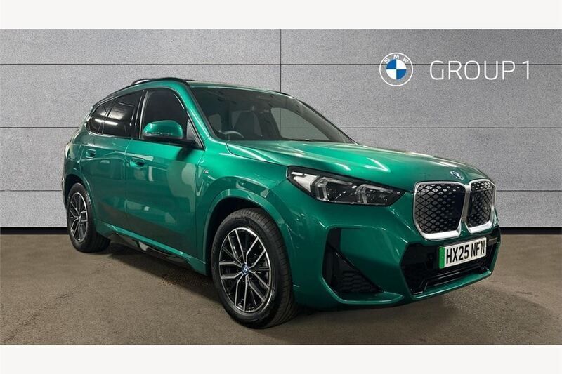 Blue New 2025 BMW iX1 M Sport SUV | £39,550 - Image 1/4