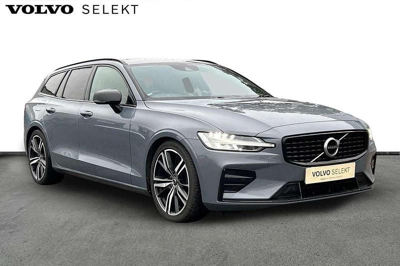 Grey Used 2021 Volvo V60 R-Design Estate | £19,750 - Image 1/3