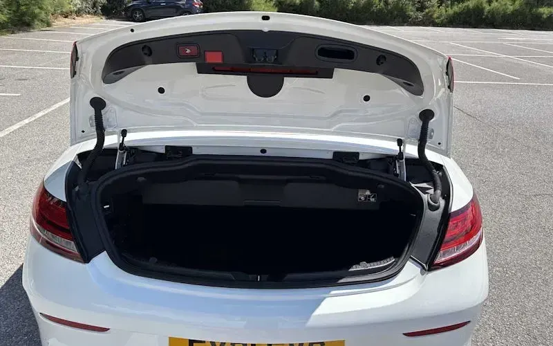 Used Mercedes C220 AMG line 194 HP (142 kW) 2021 White Cabriolet