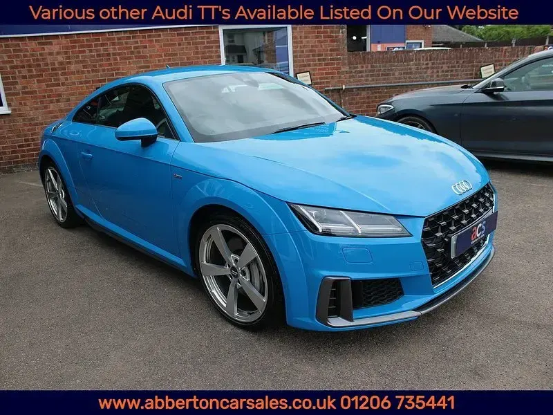 Used Audi TT S-Line 245 HP (180 kW) 2019 Blue Coupe