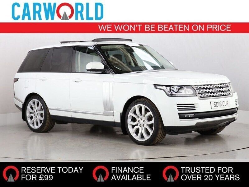 White Used 2016 Land Rover Range Rover Vogue SUV | £19,990 (Good price) - Image 1/1