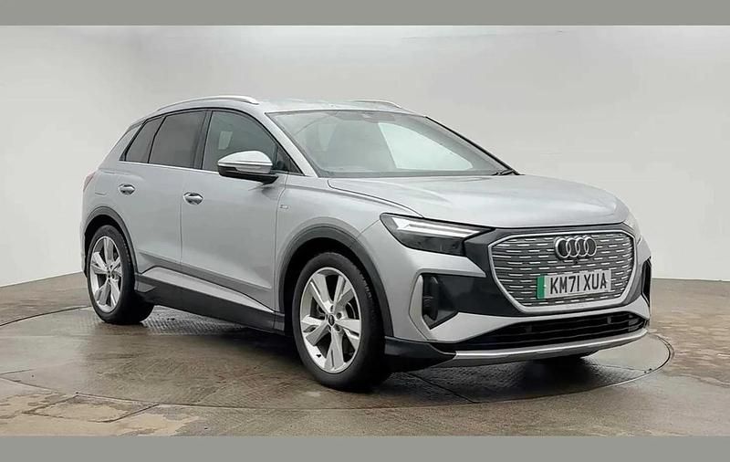 Used Audi Q4 e-tron S-Line 150 kW (204 HP) 2021 Silver SUV
