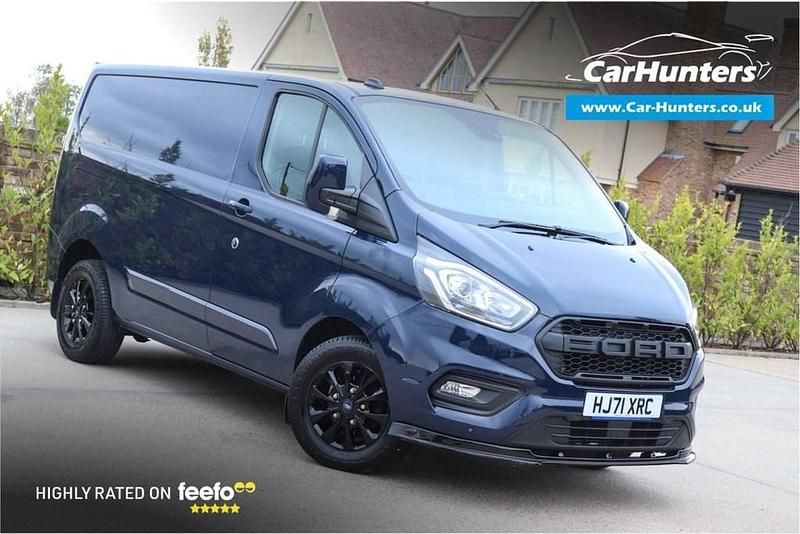 Blue Used 2021 Ford Transit Custom Limited Van | £18,295 (Good price) - Image 1/4
