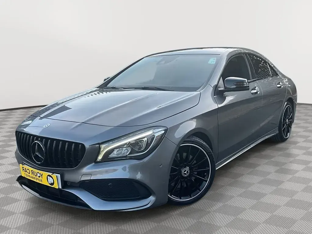 Used Mercedes CLA220 AMG line 167 HP (122 kW) 2018 Grey Coupe
