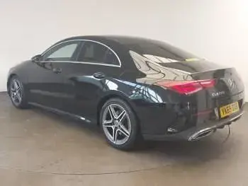 Used Mercedes CLA220 AMG line 190 HP (139 kW) 2019 Black Coupe