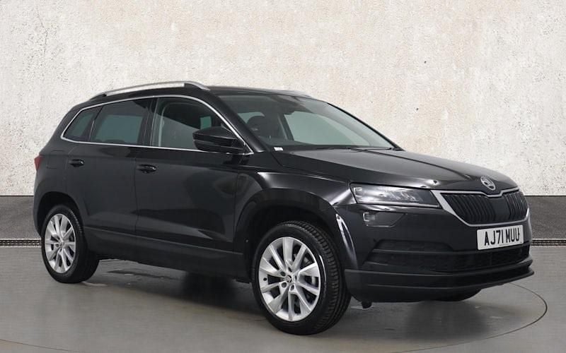 Black Used 2022 Skoda Karoq SE L SUV | £21,839 (Fair price) - Image 1/3